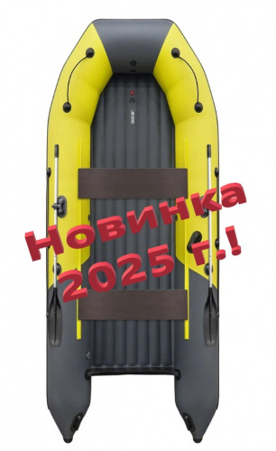 Лодка Таймень NX 3400 НДНД желтый/графит